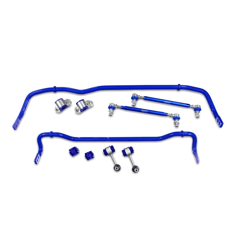 SuperPro 2015 Audi A3 TDI Prestige Front / Rear 24mm & 22mm Adjustable Sway Bar and End Link Kit