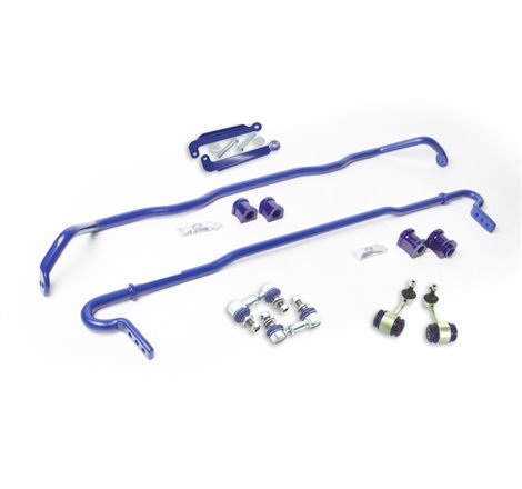 SuperPro 2015 Subaru WRX Limited Front / Rear 26mm F/24mm R Adjustable Sway Bar and Link Set