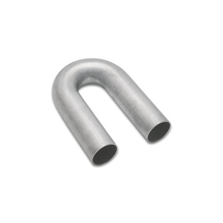 Vibrant 321 Stainless Steel 180 Degree Mandrel Bend 2.25in OD x 3.375in CLR 18 Gauge Wall Thickness