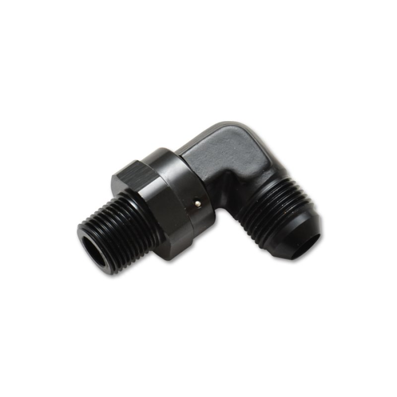 Vibrant Male AN to Male NPT 90 Degree Swivel Adapter -6 AN to 1/2in NPT