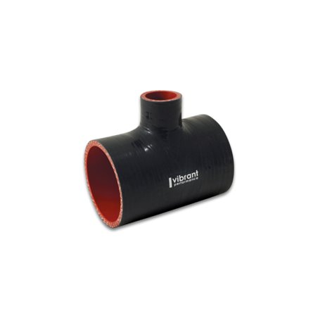 Vibrant Silicone T-Hose Coupler Hose ID 2in Overall Length 4in Branch ID 1in