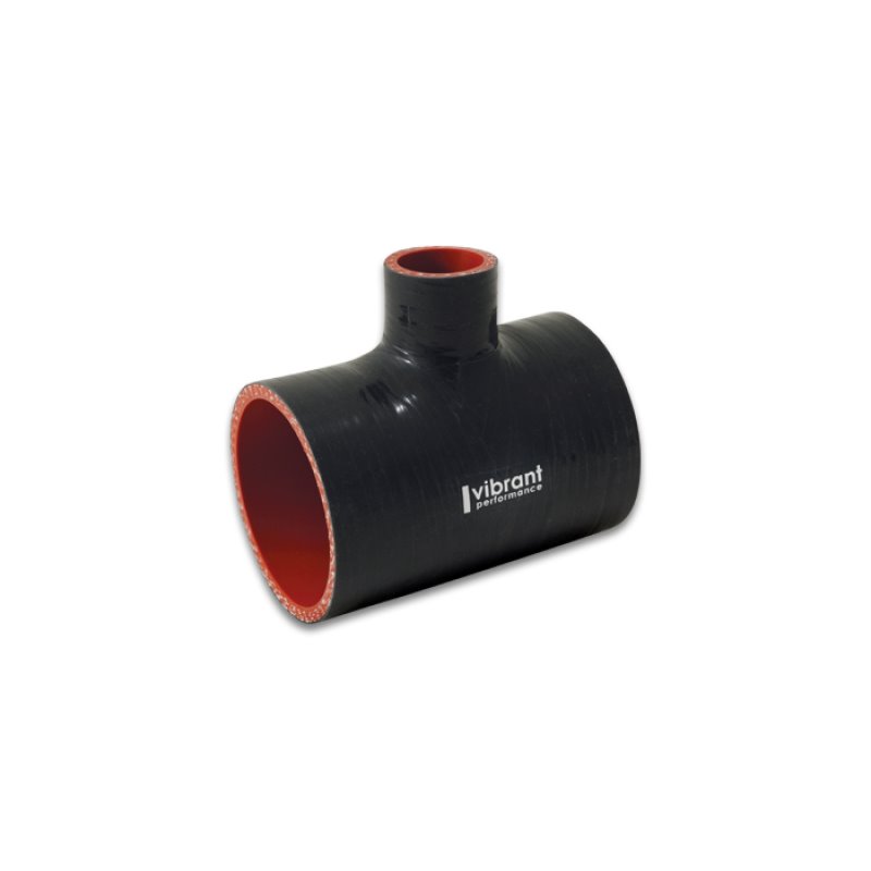 Vibrant Silicone T-Hose Coupler Hose ID 3in Overall Length 4in Branch ID 1.50in