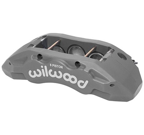 Wilwood Caliper-TX6R- R/H - Clear 1.62/1.38/1.38in Pistons 1.38in Disc