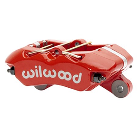 Wilwood Caliper-Forged Dynapro 5.25in Mount/ 4 - 1.98in Pistons/ .81in x 13.06in. Rotor - Red