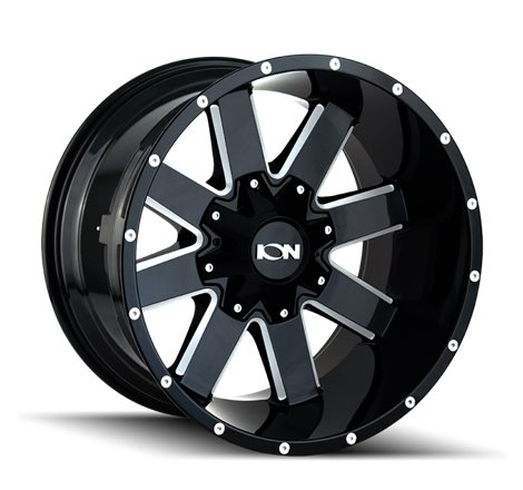 ION Type 141 20x10 / 6x135 BP / -19mm Offset / 106mm Hub Gloss Black Milled Wheel