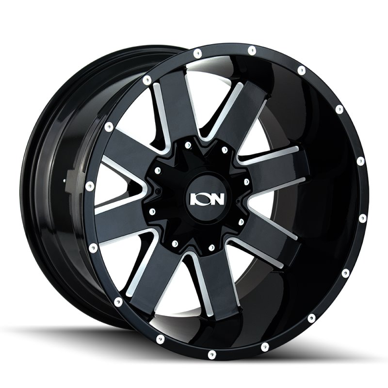 ION Type 141 20x10 / 6x135 BP / -19mm Offset / 106mm Hub Gloss Black Milled Wheel