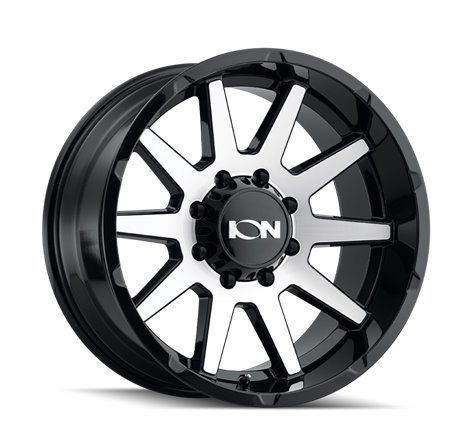 ION Type 143 20x10 / 6x135 BP / -19mm Offset / 87.1mm Hub Black/Machined Wheel