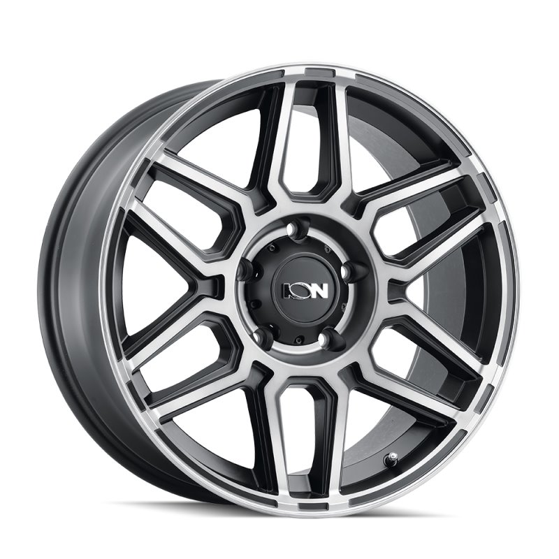 ION Type 146 20x10 / 5x127 BP / -19mm Offset / 78.1mm Hub Matte Black W/Machined Dart Tint Wheel