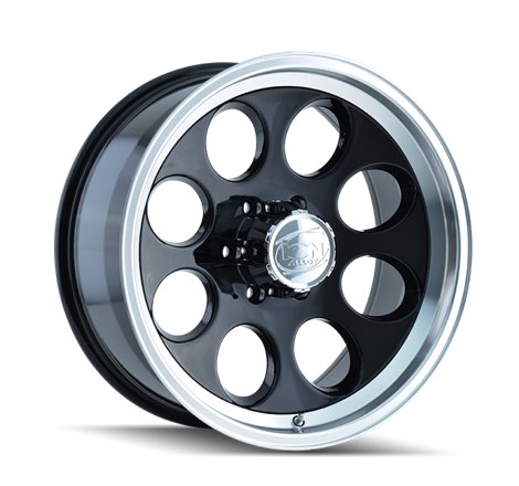 ION Type 171 15x10 / 5x120.65 BP / -38mm Offset / 83.82mm Hub Black/Machined Wheel