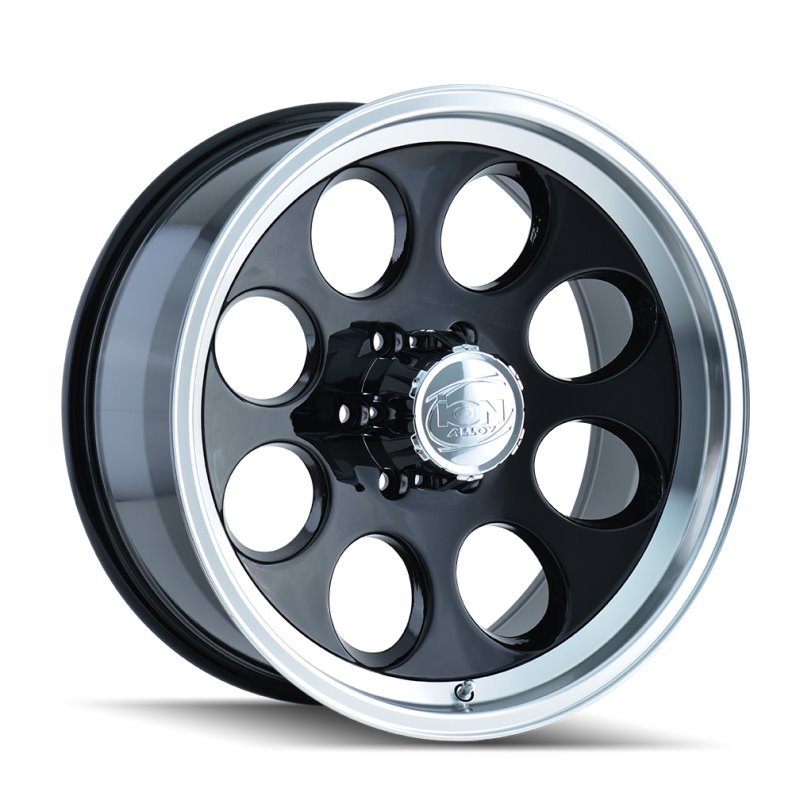 ION Type 171 15x10 / 5x114.3 BP / -38mm Offset / 83.82mm Hub Black/Machined Wheel