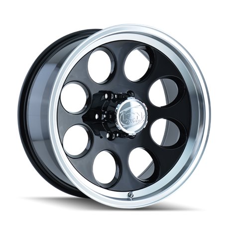 ION Type 171 15x10 / 5x139.7 BP / -38mm Offset / 108mm Hub Black/Machined Wheel