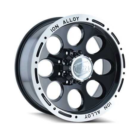 ION Type 174 15x10 / 5x120.65 BP / -38mm Offset / 83.82mm Hub Black/Machined Wheel