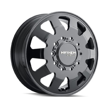 Mayhem 8181 Challenger Dually 22x8.25 / 10x285 BP / 169mm Offset / 220.1mm Hub Full Black Wheel