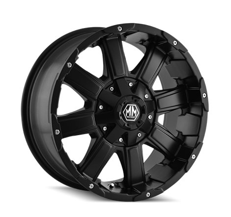 Mayhem 8030 Chaos 18x9 / 5x127 BP / 18mm Offset / 87mm Hub Matte Black Wheel