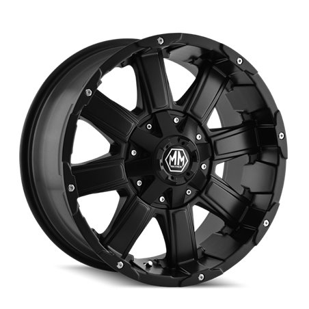 Mayhem 8030 Chaos 18x9 / 5x127 BP / 18mm Offset / 87mm Hub Matte Black Wheel