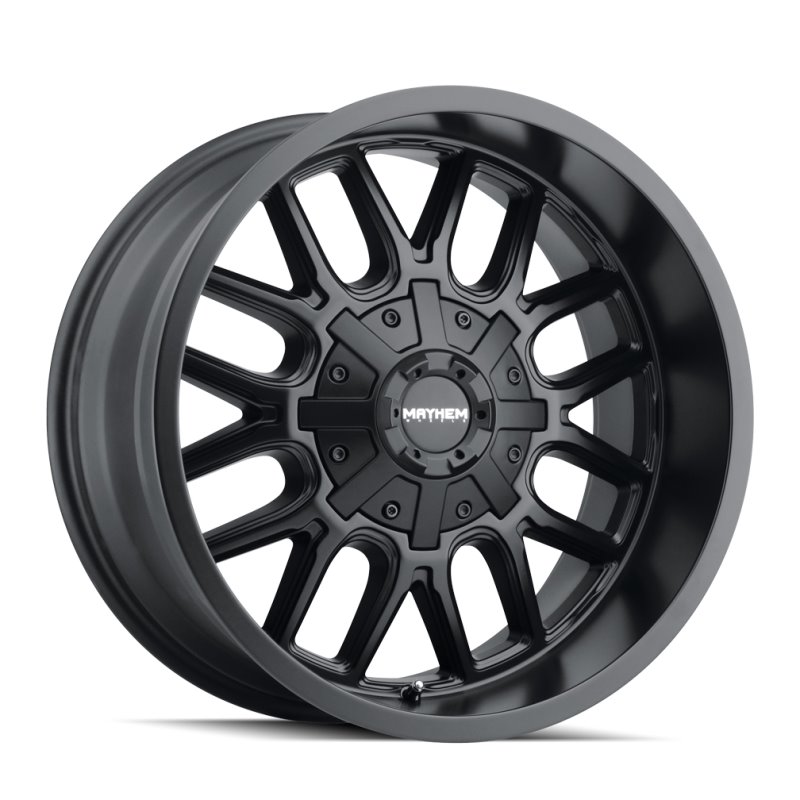 Mayhem 8107 Cogent 17x9 / 8x165.1 BP / -12mm Offset / 130.8mm Hub Matte Black Wheel