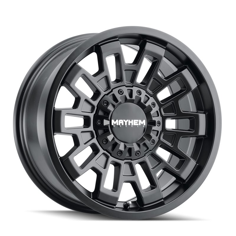 Mayhem 8113 Cortex 20x10 / 8x165.1 BP / -19mm Offset / 125.2mm Hub Matte Black Wheel