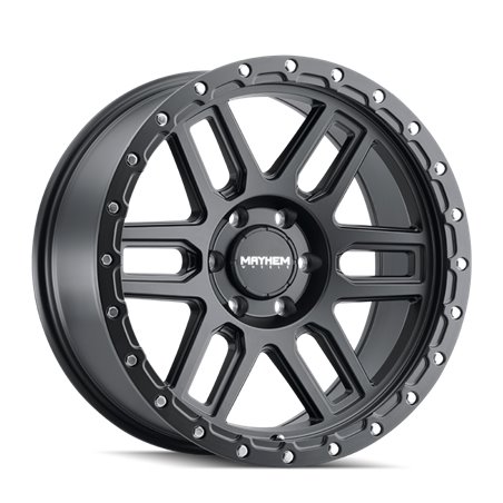 Mayhem 8304 Delta 20x9 / 8x165.1 BP / -12mm Offset / 125.2mm Hub Matte Black Wheel