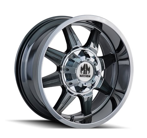 Mayhem 8100 Monstir 22x10 / 6x135 BP / -19mm Offset / 106mm Hub Chrome Wheel