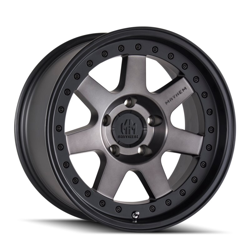 Mayhem 8300 Prodigy 20x9 / 8x180 BP / 0mm Offset / 130.8mm Hub Matte Black w/ Dark Tint Wheel