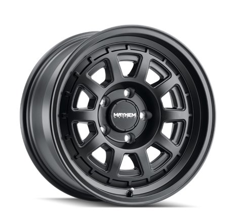 Mayhem 8303 Voyager 17x8.5 / 8x165.1 BP / 0mm Offset / 125.2mm Hub Matte Black Wheel