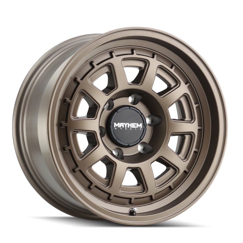 Mayhem 8303 Voyager 17x8.5 / 8x165.1 BP / 0mm Offset / 125.2mm Hub Dark Bronze Wheel