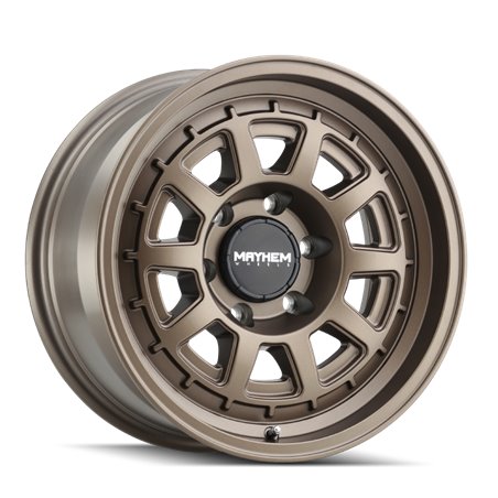 Mayhem 8303 Voyager 17x8.5 / 8x165.1 BP / 0mm Offset / 125.2mm Hub Dark Bronze Wheel