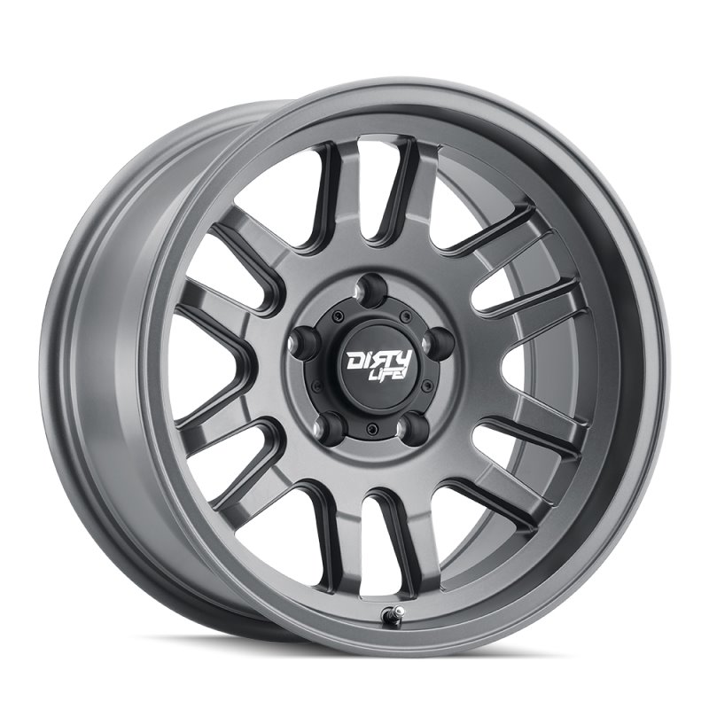 Dirty Life 9310 Canyon 17x9 / 5x139.7 BP / 0mm Offset / 108.1mm Hub Satin Graphite Wheel