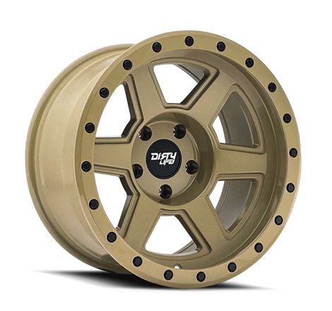 Dirty Life 9315 Compound 17x9 / 6x139.7 BP / -12mm Offset / 106mm Hub Desert Sand Wheel