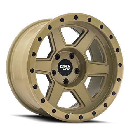 Dirty Life 9315 Compound 17x9 / 6x139.7 BP / -12mm Offset / 106mm Hub Desert Sand Wheel