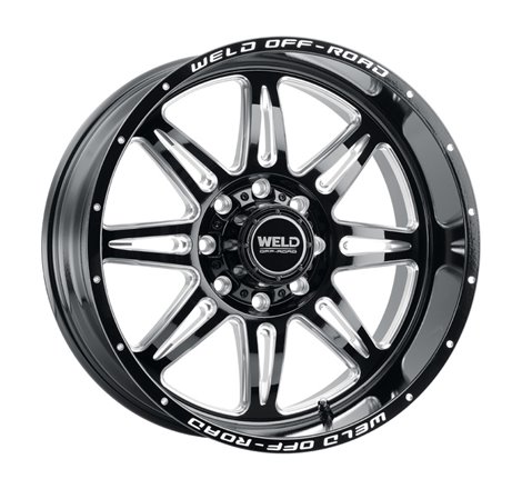 Weld Cheyenne W132 Series 20x10 / 8x170 BP / -18 Offset / 4.75 BS / 125.1 Bore - Gloss Black MIL