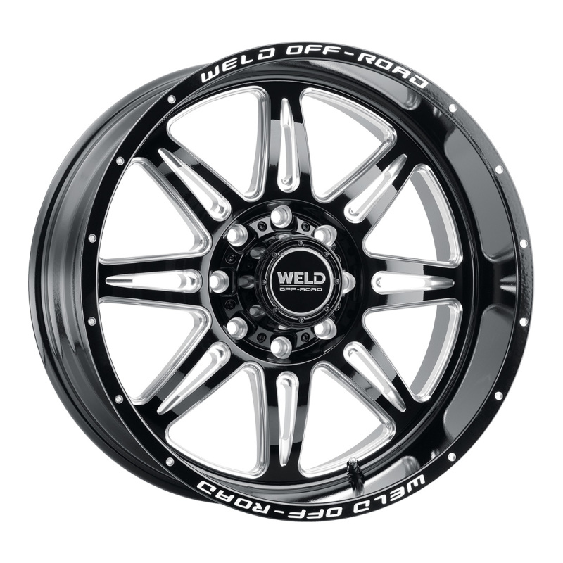 Weld Cheyenne W132 Series 20x10 / 8x170 BP / -18 Offset / 4.75 BS / 125.1 Bore - Gloss Black MIL