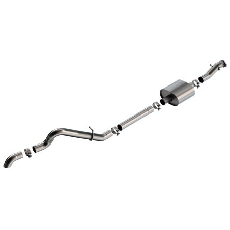 Borla 21-22 Ford Bronco 2.3L 2DR/4DR T-304 Stainless Steel Cat-Back Touring Exhaust - Brushed