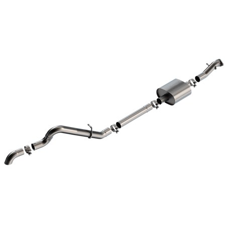 Borla 21-22 Ford Bronco 2.3L 2DR/4DR T-304 Stainless Steel Cat-Back S-Type Exhaust - Brushed