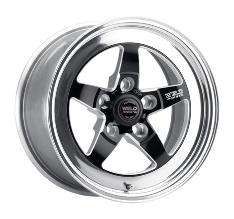 Weld S71 15x11.33 / 5x4.5 BP / 6.5in. BS Black Wheel (Low Pad) - Non-Beadlock