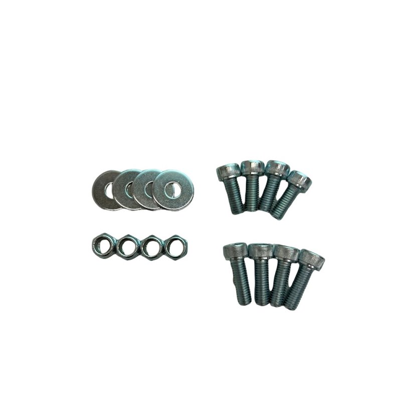 Sparco Seat Hardware Spacer Kit Bottom Mount - Silver Zinc