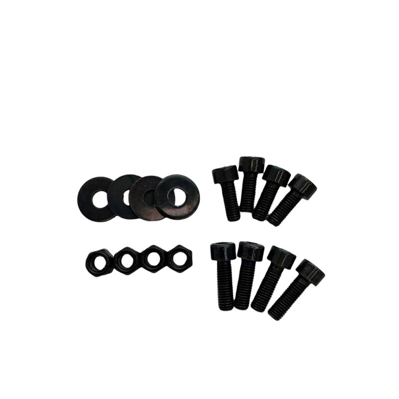 Sparco Seat Hardware Spacer Kit Bottom Mount - Black Zinc