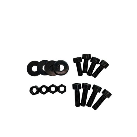 Sparco Seat Hardware Spacer Kit Bottom Mount - Black Zinc