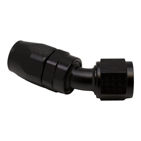 DeatschWerks 10AN Female Flare Swivel 30-Degreehose End CPE - Anodized Matte Black