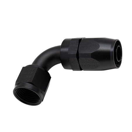 DeatschWerks 10AN Female Swivel 90-Degree Hose End CPE - Anodized Matte Black