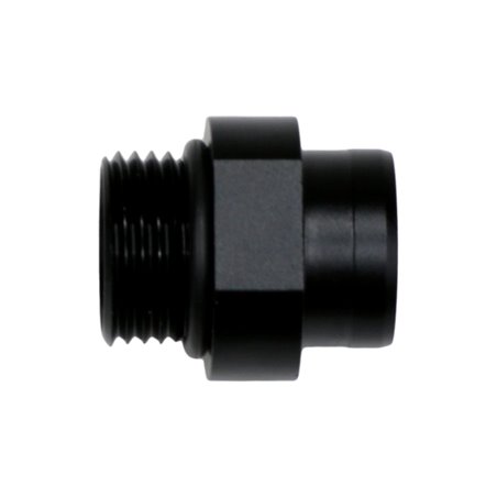 DeatschWerks 8AN ORB to S387 Pre-Filter Sock Adapter - Anodized Matte Black