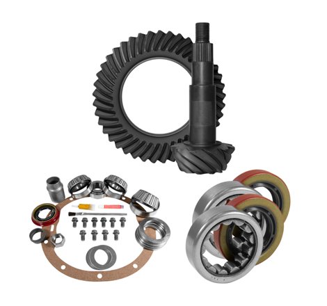 Yukon Gear 8.2in GM 3.73 Rear Ring & Pinion Install Kit 2.25in OD Axle Bearings & Seals