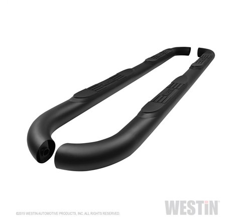 Westin 18-22 Jeep Wrangler JLU 4dr. E-Series 3 Nerf Step Bars - Tex. Blk