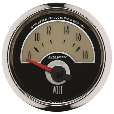 Autometer Cruiser Voltmeter 2 1/16in 18V Electric Gauge