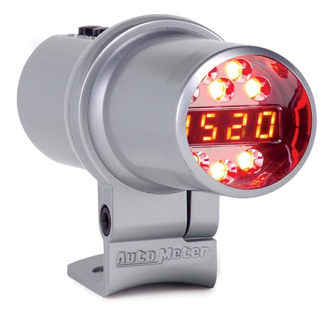 Autometer Shift Light Level 2 DPSS Digital w/ Multi-Color LED Silver Pedestal Mount