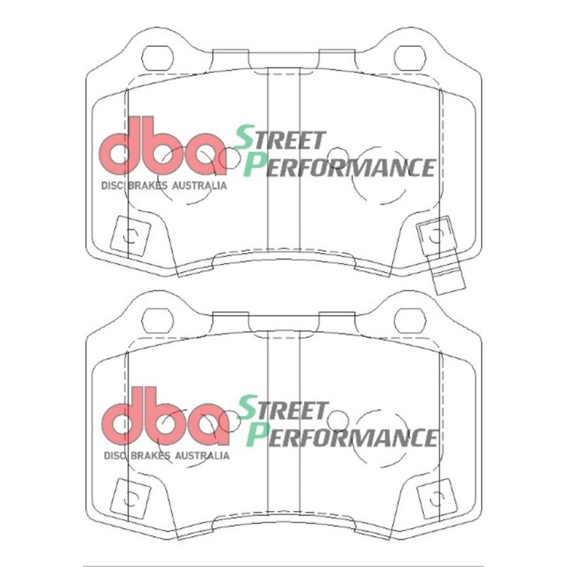 DBA 11-22 Jeep Grand Cherokee SP Performance Front Brake Pads