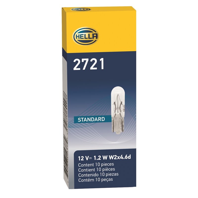 Hella Bulb 2721 12V 1.2W W2x4.6d T1.5