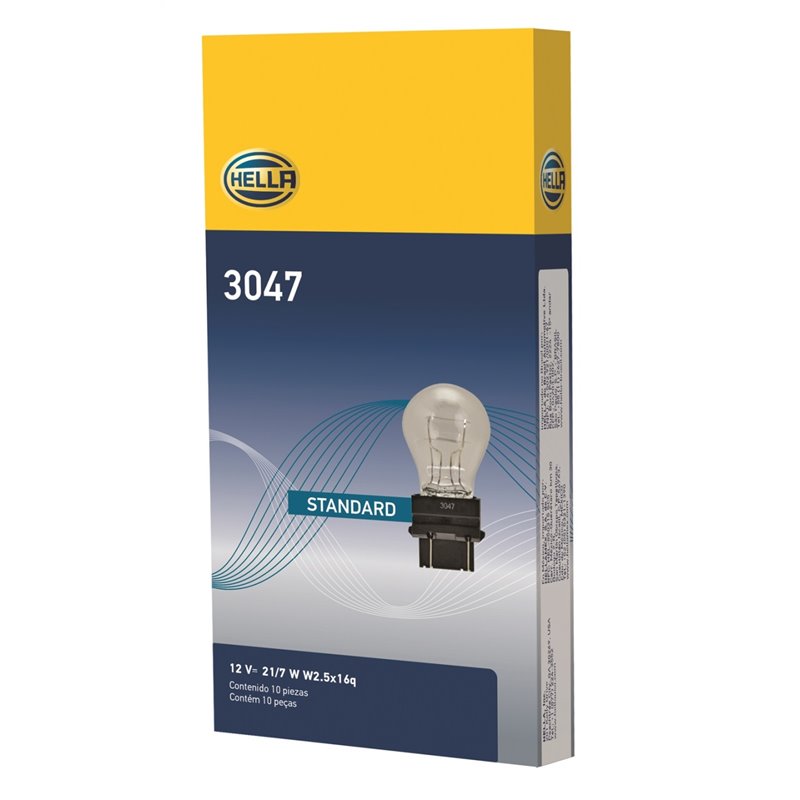 Hella Bulb 3047 12V 21/7W W2.5X16q S8