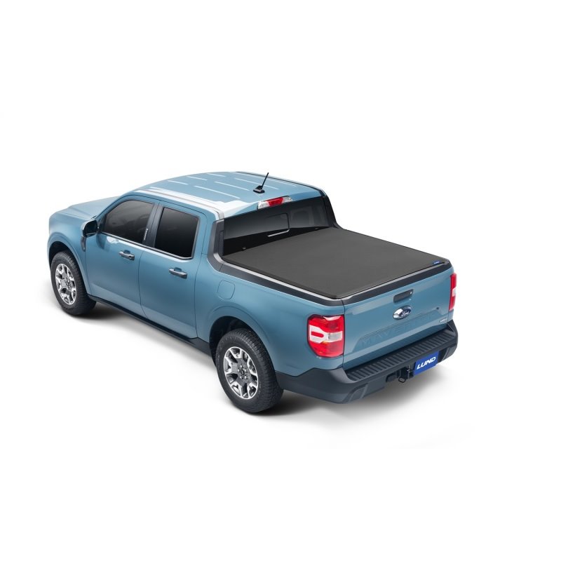 Lund 2022+ Ford Maverick (4.5ft. Bed) Genesis Elite Tri-Fold Tonneau Cover - Black