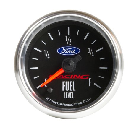 AutoMeter Gauge Fuel Level 2-1/16in. 0-280 Ohm Programmable Ford Racing